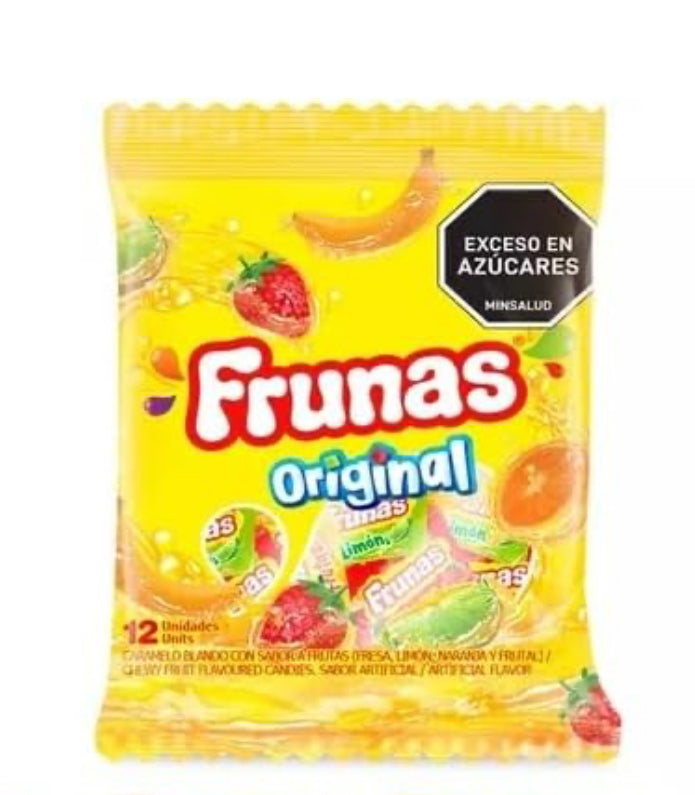 Frunas Original Fruit chews Candy 192 gr