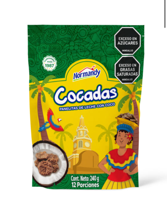 Normandy Cocadas Panelitas de Leche con Coco 240gr