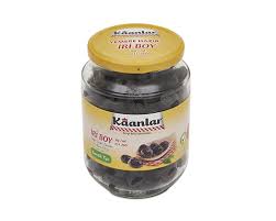 Kaanlar Oily Black Olives Yagli Siyah Zeytin 500gr