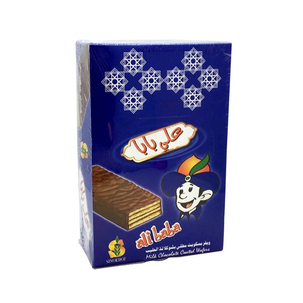 Ali baba Milk Chocolate Coated Wafers 24 pcs 600gr