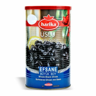 Harika Uslu Natural Whole Black Olives 1,25KG